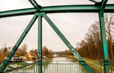 Stahlgerüst – Brücke – Ahlem