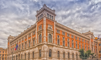 Italian Parliament Building in Rome, Italy