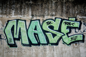 Graffiti inscription