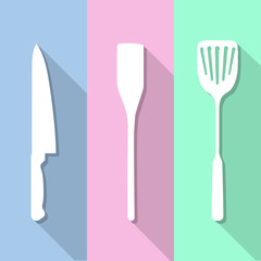 knife spoon fork icon great for any use. Vector EPS10.