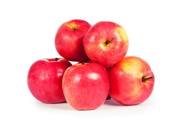 Fototapeta na wymiar juicy red apples