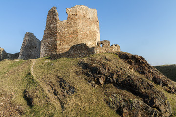 Fototapeta na wymiar Ruins of Lichnice Castle, Czech Republic