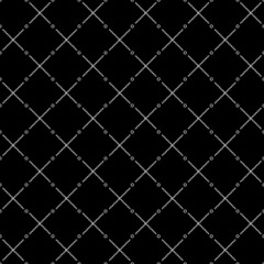 Vector seamless monochrome minimalistic pattern. Modern stylish