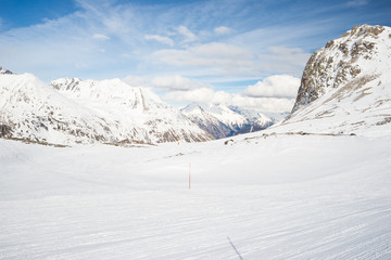 Obraz premium Majestic mountain peaks in the Alps