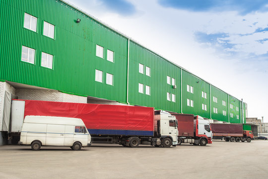 loading vehicles, warehouses