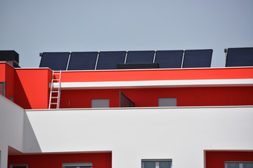 placas solares en un tejado