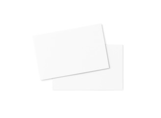 Visitenkarte Vorlage liegend weiss