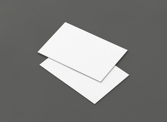 Visitenkarte Vorlage liegend schwarz