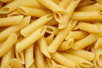 Italian pasta close up