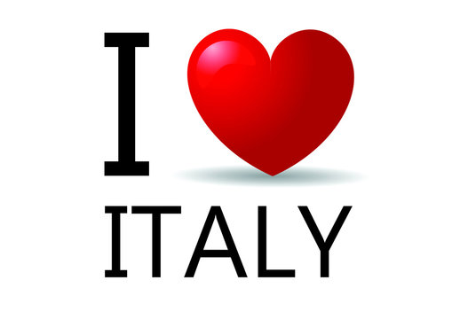 I love Italy - logo