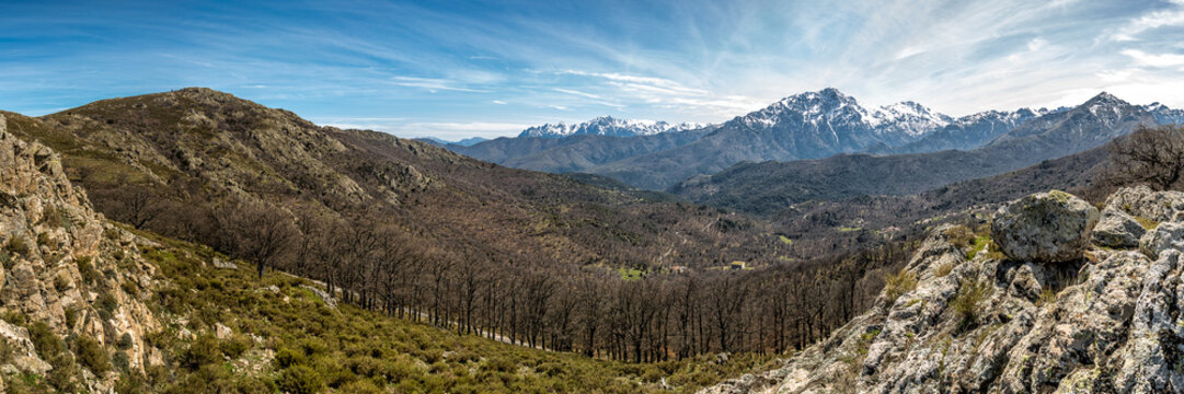 Monte Pardu and San Parteo in Balagne region of Corsica