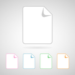 file icons set great for any use. Vector EPS10.