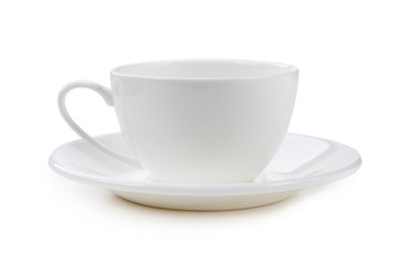 White cup isolated