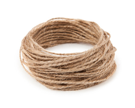 Rope on white background