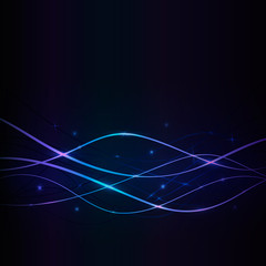 Abstract blue line background