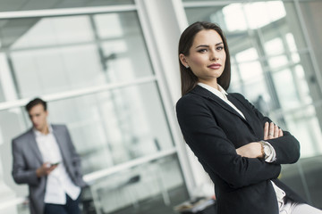 Young woman in the office