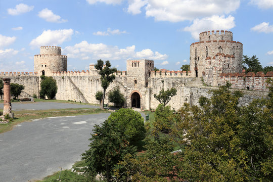 View of inner courtyard of Yedikule Fortress