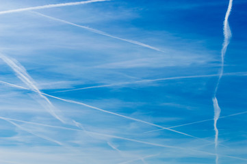 Aircraft and contrails
