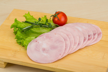 Sliced ham