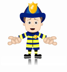 Ben Boy Fireman firefighter friendly fire man