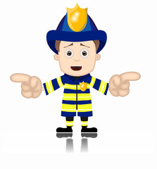 Ben Boy Fireman firefighter friendly fire man