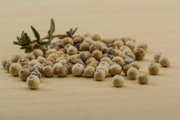 White pepper seeds