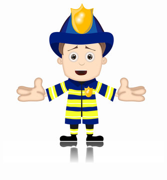 Ben Boy Fireman firefighter friendly fire man