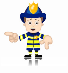 Ben Boy Fireman firefighter friendly fire man