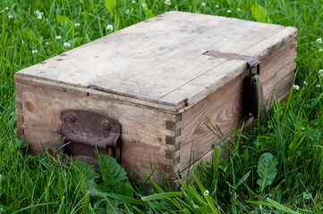 Old wooden chest