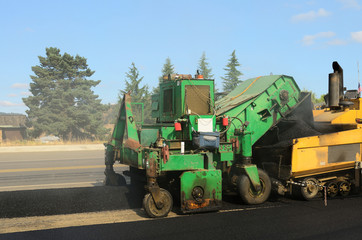 Obraz premium Paving Machine