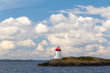 Fototapeta na wymiar Lighthouse in the Baltic Sea