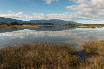Orowaiti lagoon in New Zealand