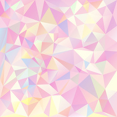 vector polygonal background pattern - triangular pastel spring