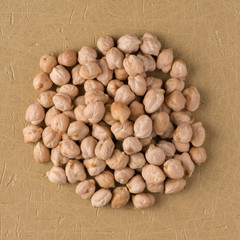 Circle of chickpeas