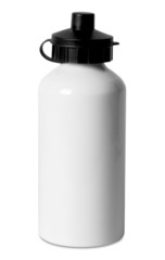 White metal water container
