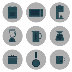 Kitchen and cooking icons