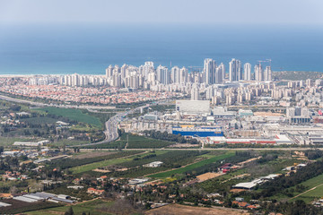 Netanya aerial view