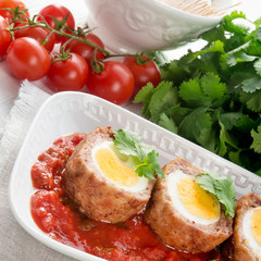 eggs on Scottish