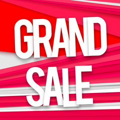 Grand Sale banner