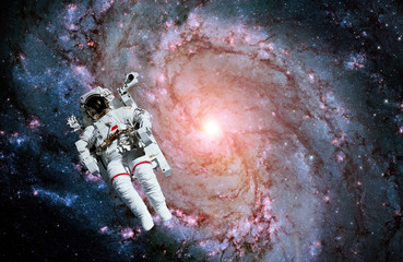 Astronaut Spaceman Galaxy Spiral