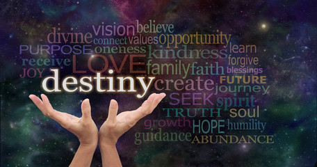 Your Destiny is in Your Hands - obrazy, fototapety, plakaty