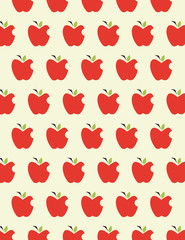Apple pattern background