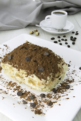 Delicious tiramisu dessert