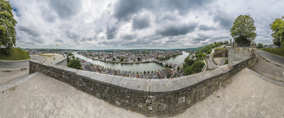 Citadel of Namur in Walloon Region, Belgium