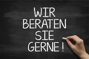 Obraz premium Wir beraten sie gerne 3103