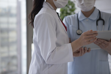 Doctors have confirmed the symptoms to nurse