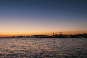 Sunset at Sitges, Spain