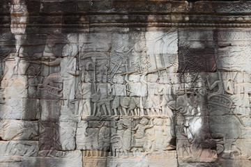 Bayon Temple in Angkor, Siem Reap, Cambodia