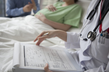 Women are hospitalized for childbirth