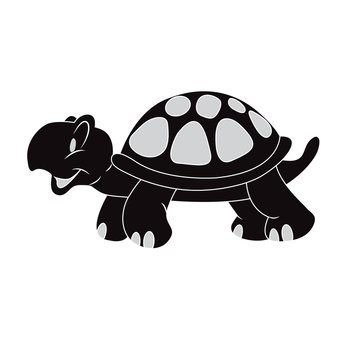 turtle, Vector, illustration, icon, black